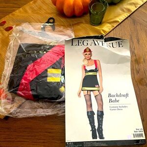 Fire Fighter Halloween Costume Size Large